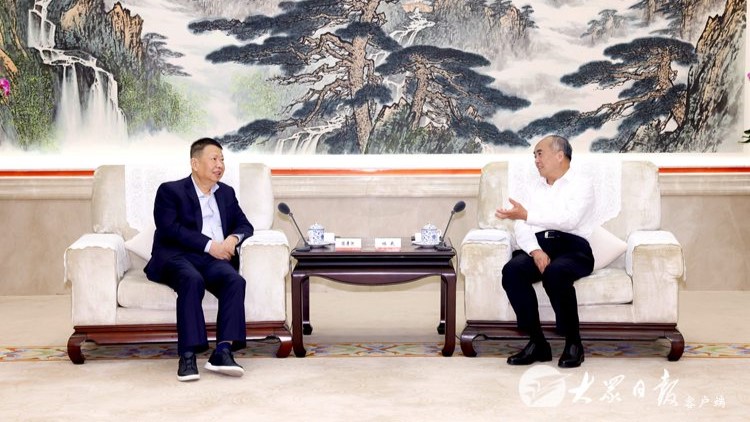 山东省委书记林武会见星空体育-星空(中国)一站式服务官方网站董事长陈景河